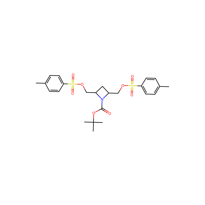 tert-butyl cis-2,4-bis(p-tolylsulfonyloxymethyl)azetidine-1-carboxylate