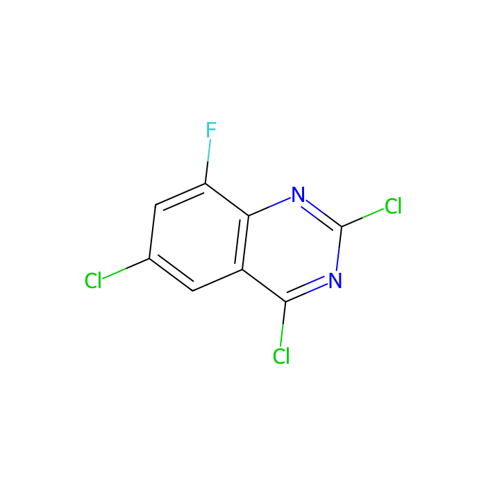 2,4,6-trichloro-8-fluoro-quinazoline