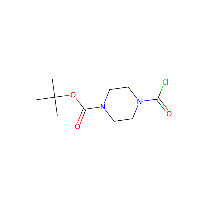 4-Boc-1-哌嗪甲酰氯