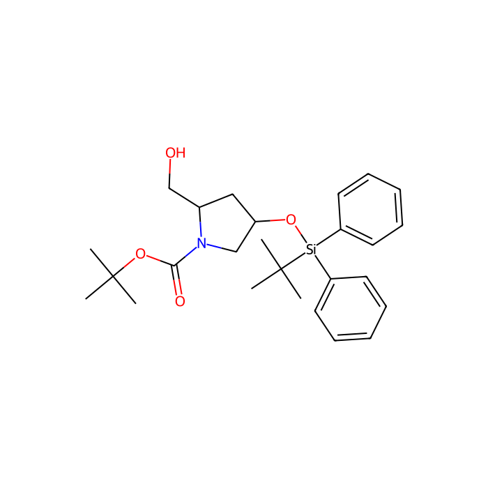 tert-butyl (2S,4R)-4-[tert-butyl(diphenyl)silyl]oxy-2-(hydroxymethyl)pyrrolidine-1-carboxylate