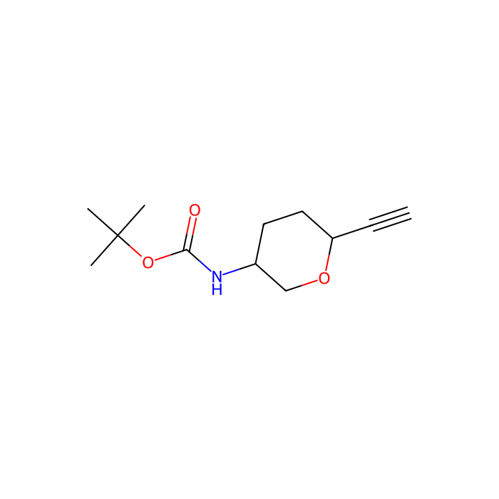 tert-butyl N-[(3R,6S)-6-ethynyltetrahydropyran-3-yl]carbamate
