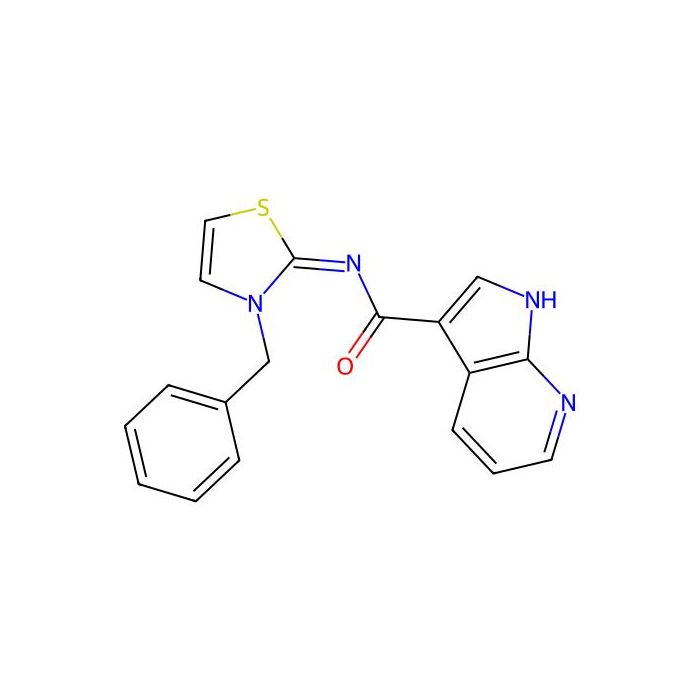 N-(3-苄基噻唑-2(3H)-亚基)-1H-吡咯并[2,3-b]吡啶-3-甲酰胺，TRULI