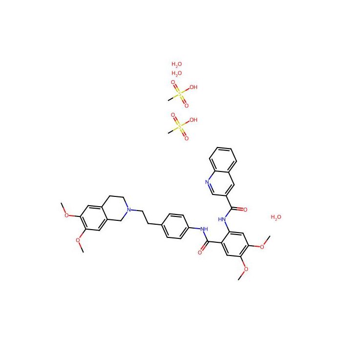Tariquidar methanesulfonate, hydrate