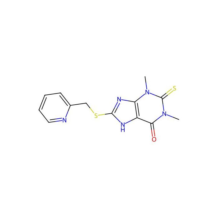 Theophylline, 8-((2-pyridylmethyl)thio)-2-thio-