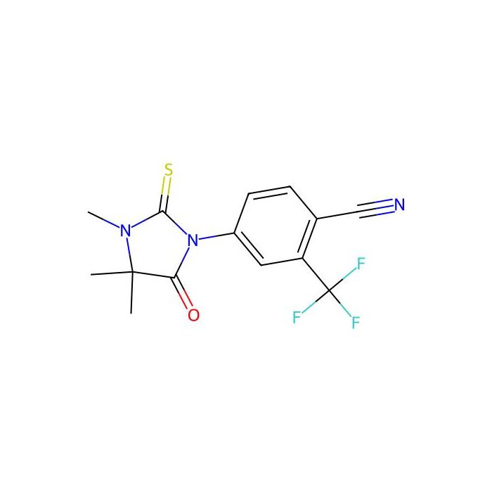 4-(3,4,4-Trimethyl-5-oxo-2-thioxo-1-imidazolidinyl)-2-(trifluoromethyl)benzonitrile
