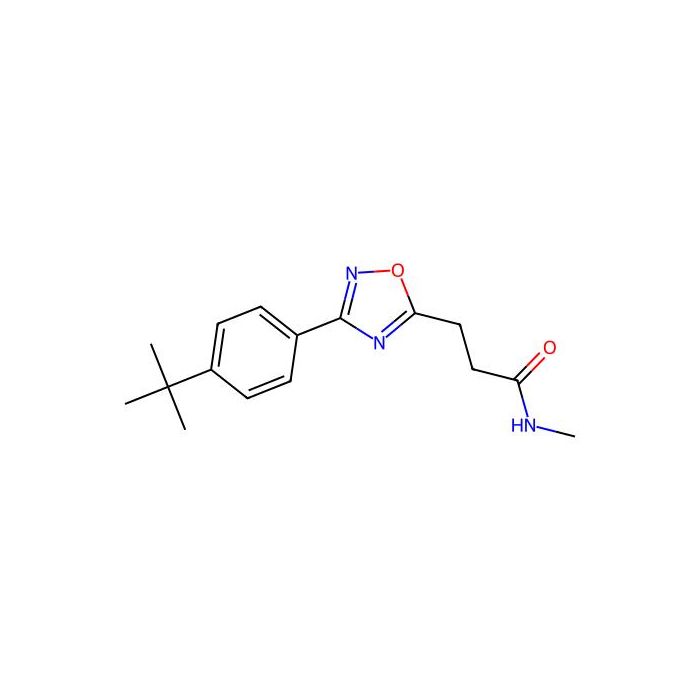 3-[3-(4-tert-butylphenyl)-1,2,4-oxadiazol-5-yl]-N-methylpropanamide