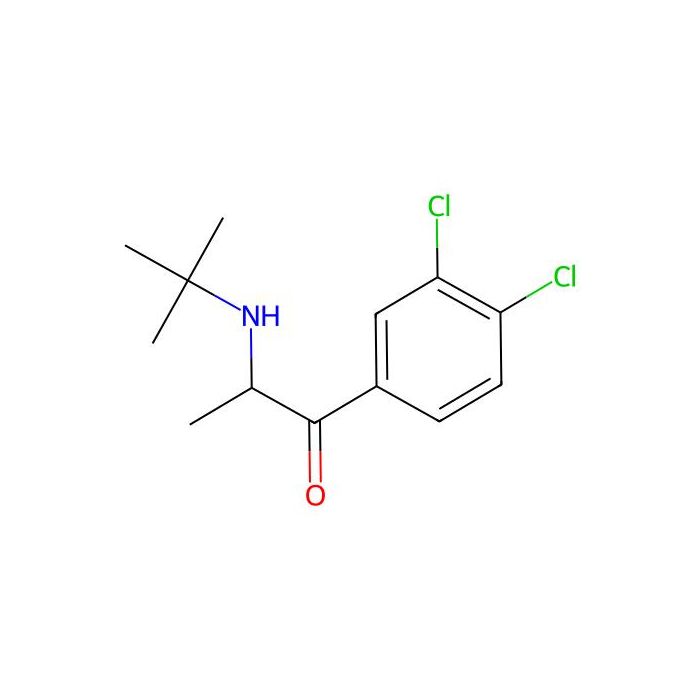 2-(Tert-butylamino)-1-(3,4-dichlorophenyl)propan-1-one