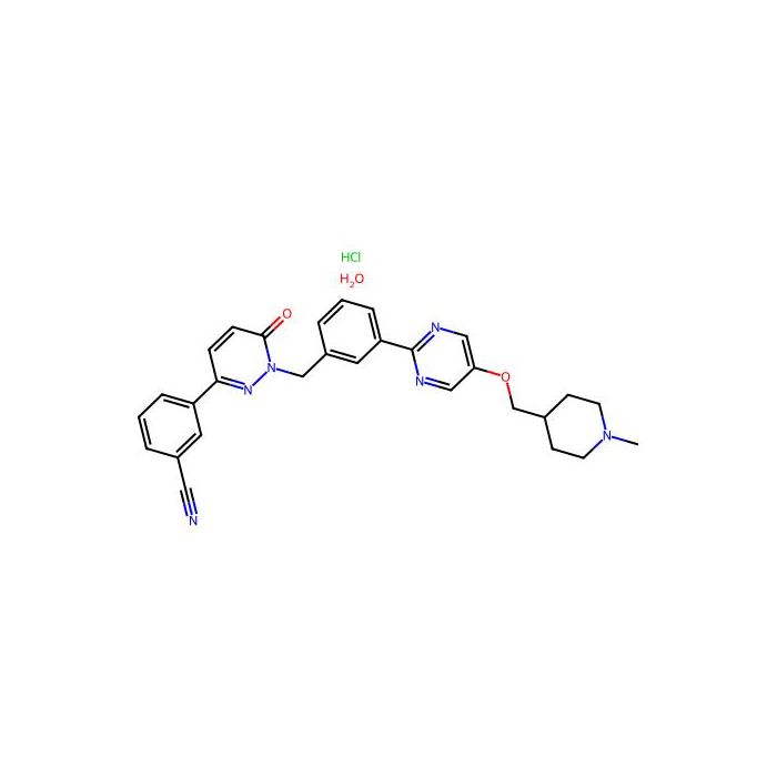 Tepotinib Hydrochloride Hydrate, 肝细胞生长因子受体抑制剂