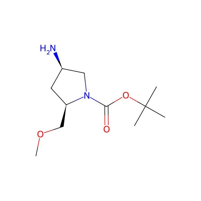 tert-butyl (2R,4R)-4-amino-2-(methoxymethyl)pyrrolidine-1-carboxylate