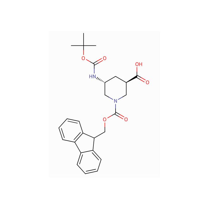 反式-5-(叔丁氧羰基氨基)-1-(9H-芴-9-甲氧羰基)哌啶-3-羧酸