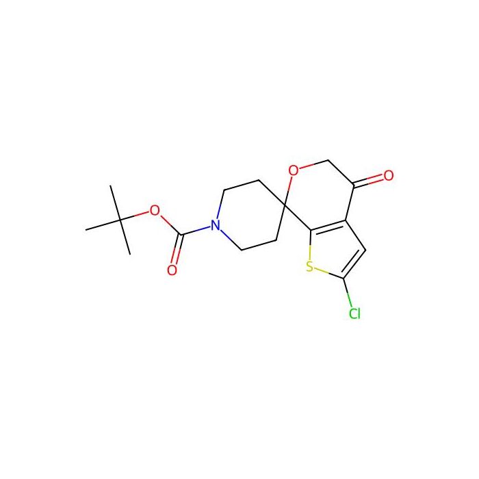 tert-butyl 2'-chloro-4'-oxo-4',5'-dihydrospiro[piperidine-4,7'-thieno[2,3-c]pyran]-1-carboxylate