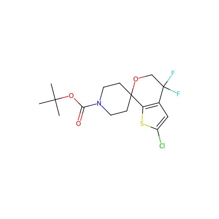 tert-butyl 2'-chloro-4',4'-difluoro-4',5'-dihydrospiro[piperidine-4,7'-thieno[2,3-c]pyran]-1-carboxylate
