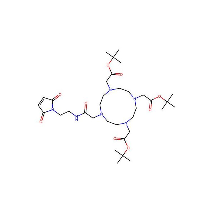 tert-butyl 2-{4,10-bis[2-(tert-butoxy)-2-oxoethyl]-7-({[2-(2,5-dioxo-2,5-dihydro-1H-pyrrol-1-yl)ethyl]carbamoyl}methyl)-1,4,7,10-tetraazacyclododecan-1-yl}acetate