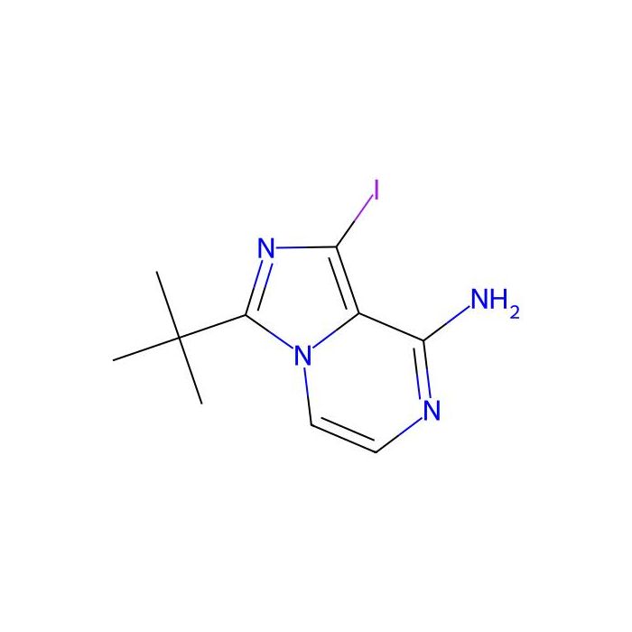 3-tert-butyl-1-iodoimidazo[1,5-a]pyrazin-8-amine