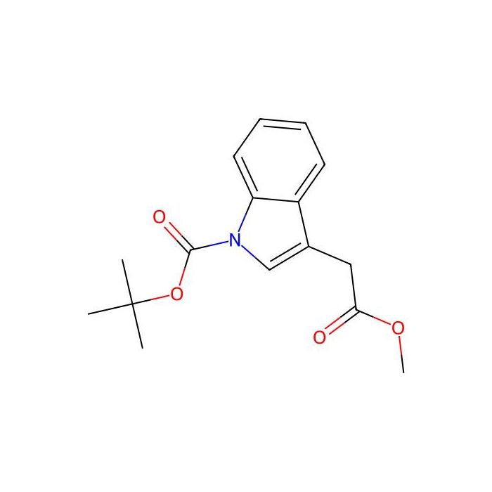 3-(2-甲氧基-2-氧代乙基)-1H-吲哚-1-甲酸叔丁酯