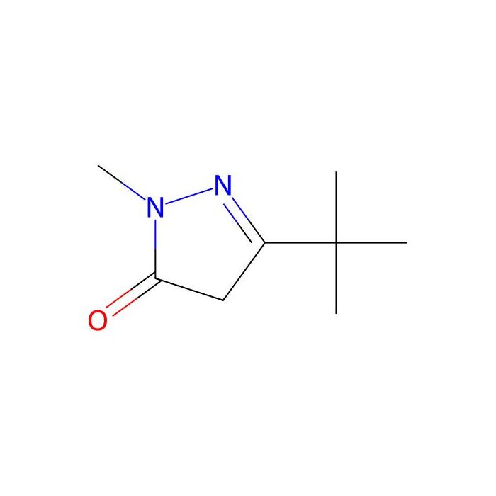 3-叔-丁基-1-甲基-2-吡唑啉-5-酮