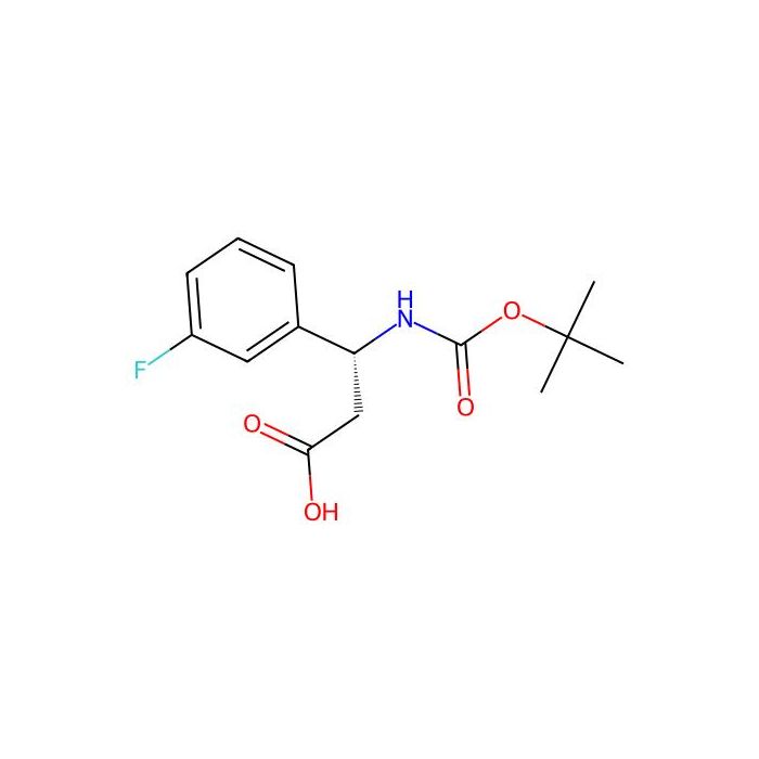 Boc-(R)-3-氨基-3-(3-氟苯基)-丙酸
