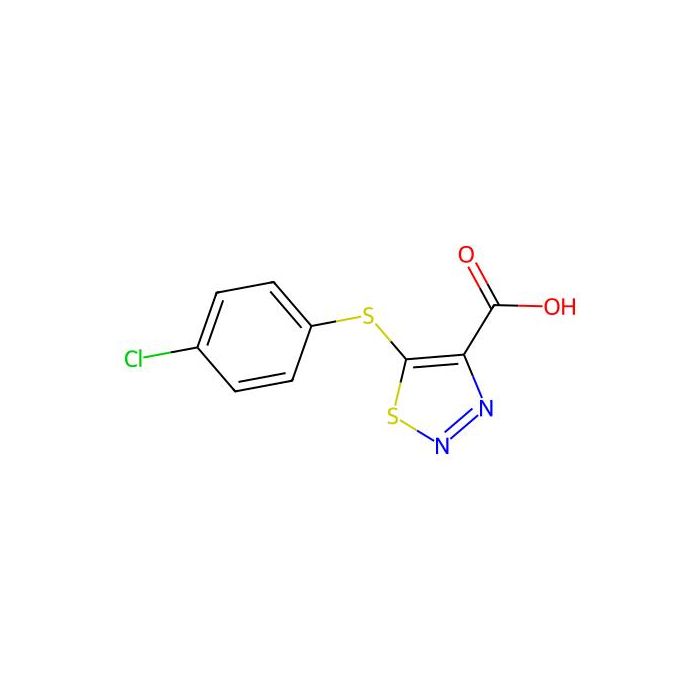5-[(4-氯苯基)磺酰基]-1，2，3-噻二唑-4-羧酸