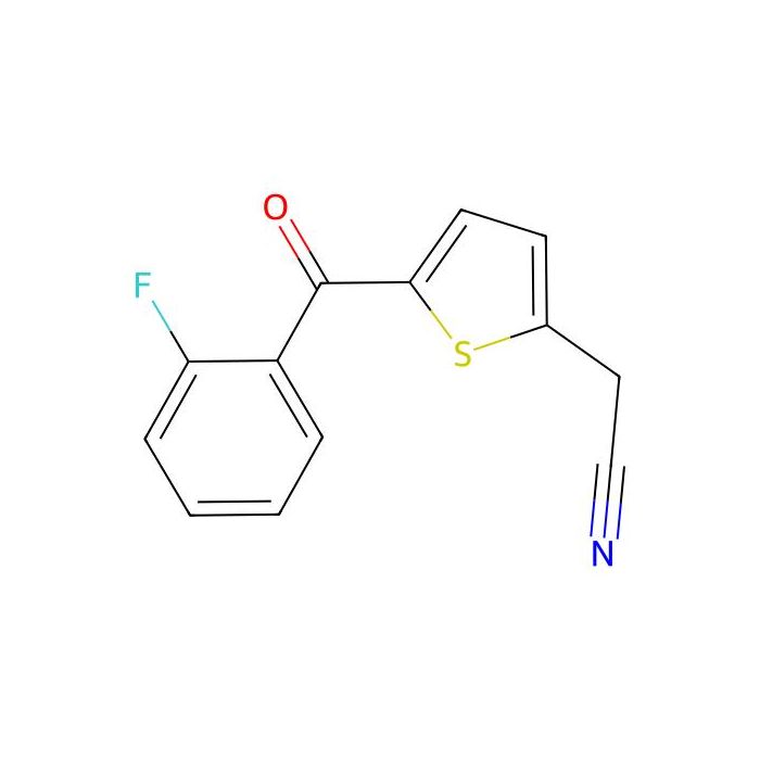 2-(5-(2-氟苯甲酰基)噻吩-2-基)乙腈