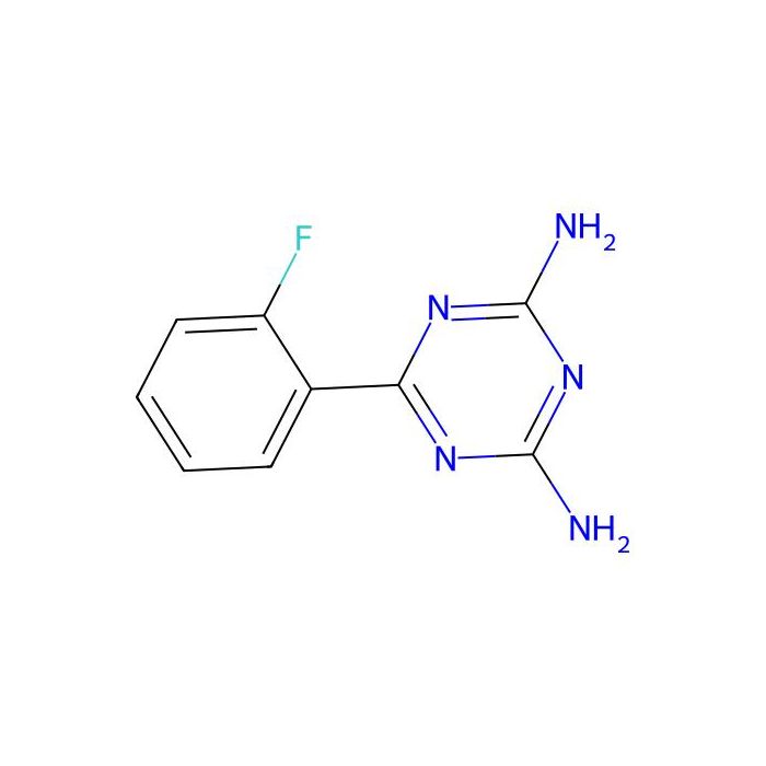 6-(2-氟苯基)-1，3，5-三嗪-2，4-二胺