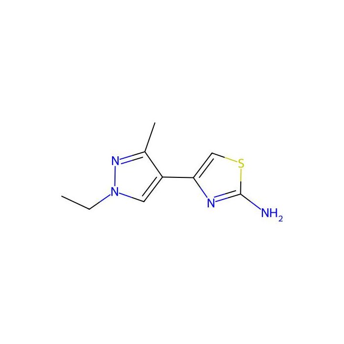 4-(1-乙基-3-甲基-1h-吡唑-4-基)-1，3-噻唑-2-胺