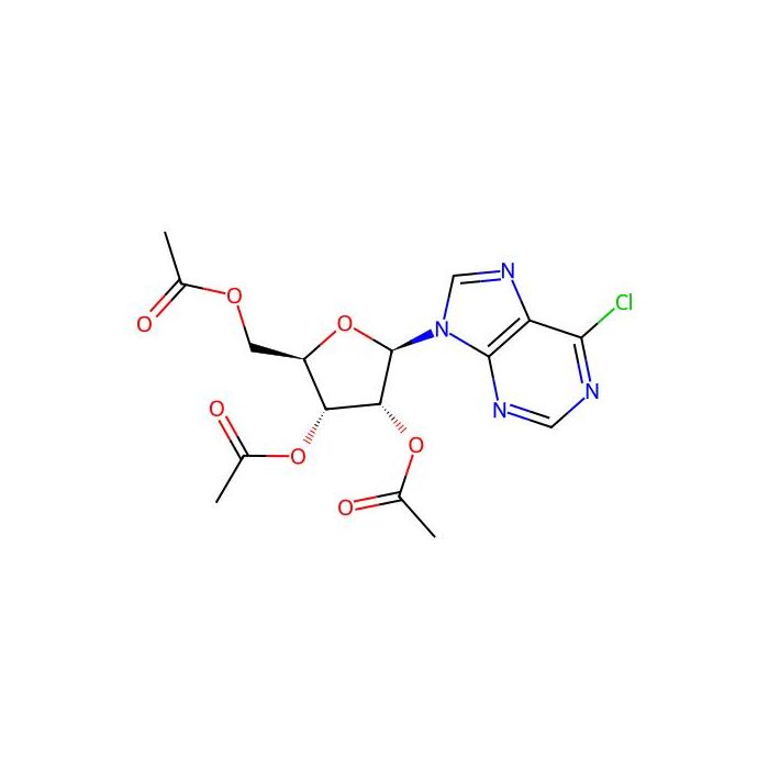 2，3，5-三-o-乙酰基-6-氯嘌呤-9-β-d-呋喃核糖苷