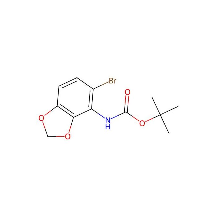 (5-溴苯并[d][1,3]-二氧杂环戊烯-4-基)氨基甲酸叔丁酯