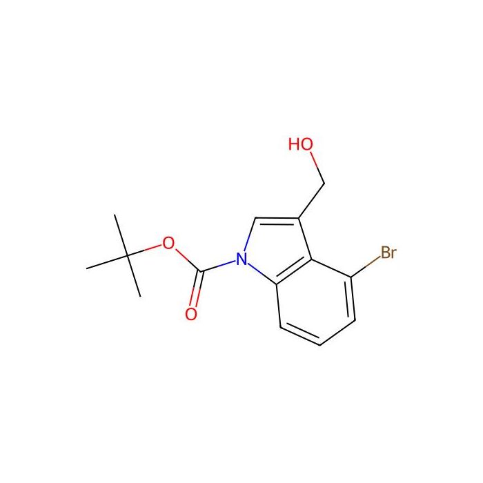 1-Boc-4-溴-3-羟基甲基吲哚