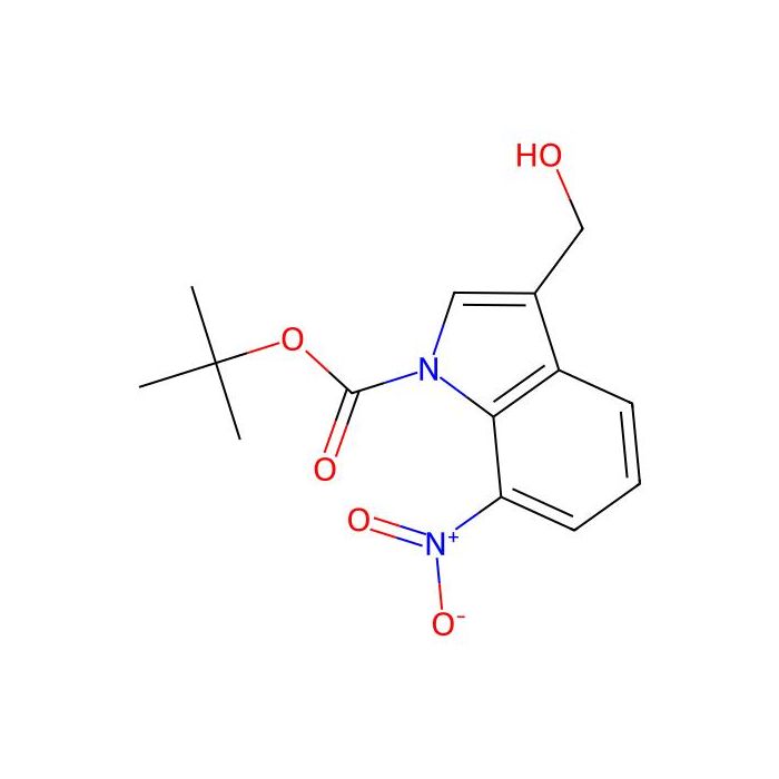1-Boc-3-羟甲基-7-硝基吲哚