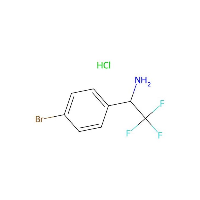 1-(4-溴苯基)-2，2，2-三氟乙胺;盐酸盐