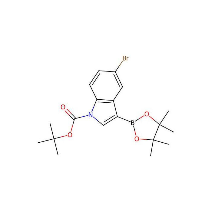 1-叔丁氧羰基-5-溴吲哚-3-硼酸频哪醇酯