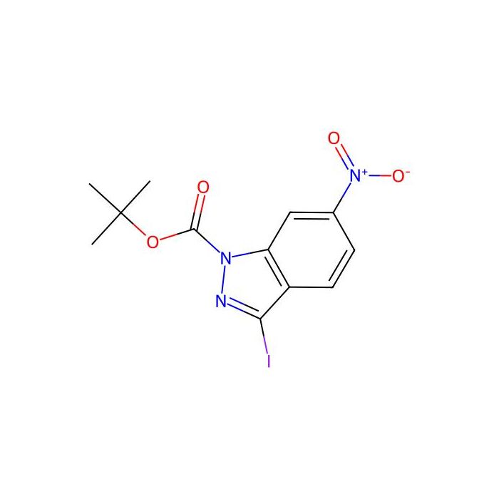叔-丁基 3-碘-6-硝基-1H-吲唑-1-甲酸基酯