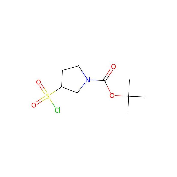 3-(氯磺酰基)吡咯烷-1-羧酸叔丁酯