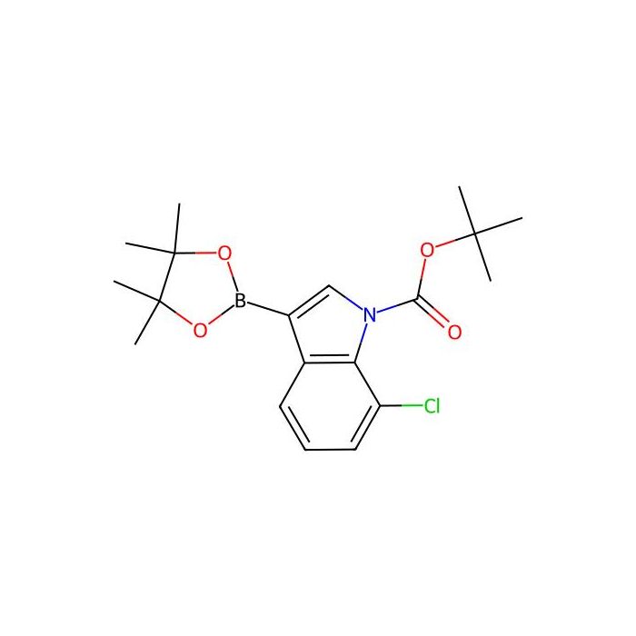 7-氯-3-(4,4,5,5-四甲基-1,3,2-二氧硼杂环戊烷-2-基)-1H-吲哚-1-羧酸叔丁酯