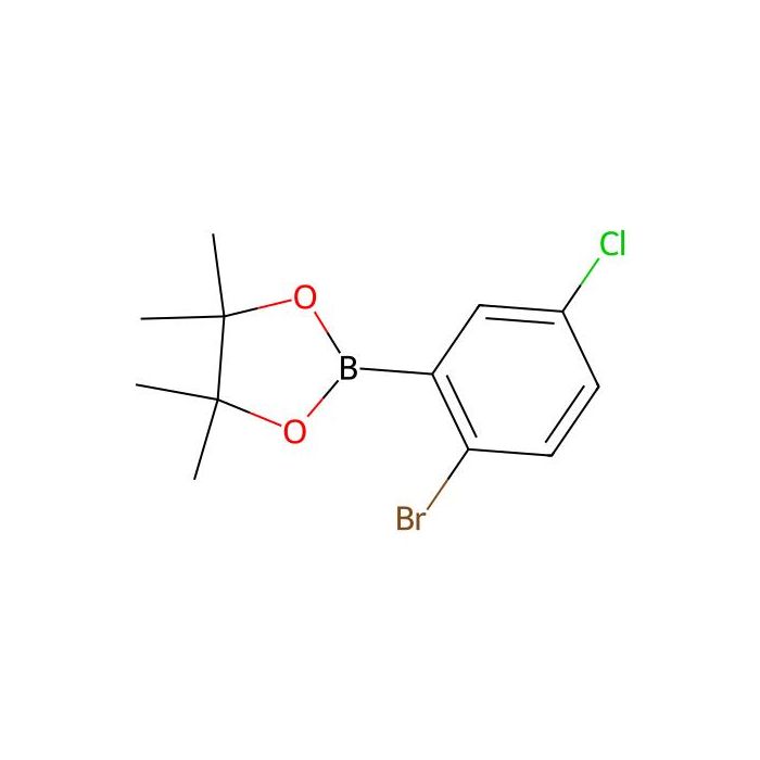 2-(2-溴-5-氯苯基)-4,4,5-5-四甲基-1,3,2-二氧硼杂环戊烷