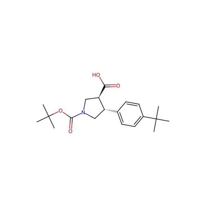 反式-1-（叔丁氧羰基）-4-（4-（叔丁基）苯基）吡咯烷-3-羧酸
