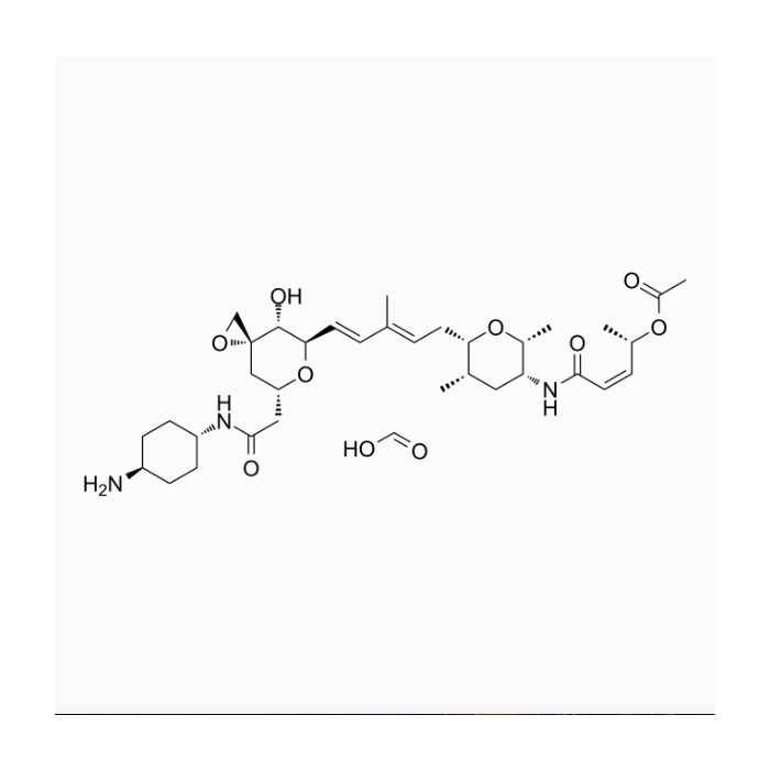 Thailanstatin A cyclohexane diamine formic