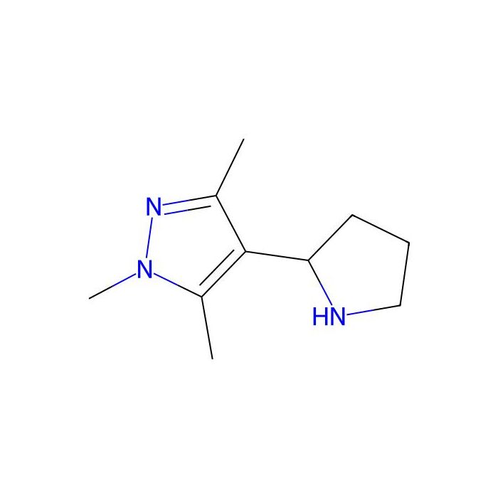 1,3,5-trimethyl-4-(pyrrolidin-2-yl)-1H-pyrazole