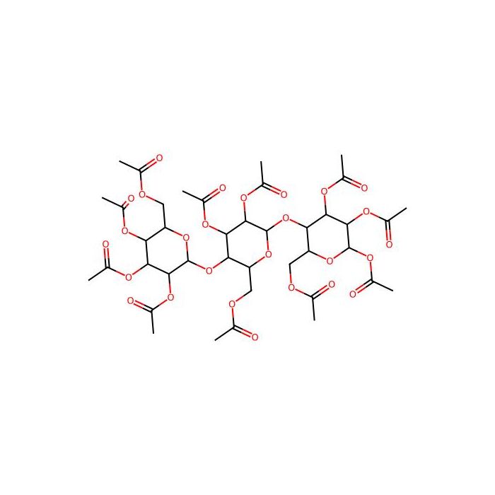 2,3,4,6-Tetra-o-acetylhexopyranosyl-(1->4)-2,3,6-tri-o-acetylhexopyranosyl-(1->4)-1,2,3,6-tetra-o-acetylhexopyranose