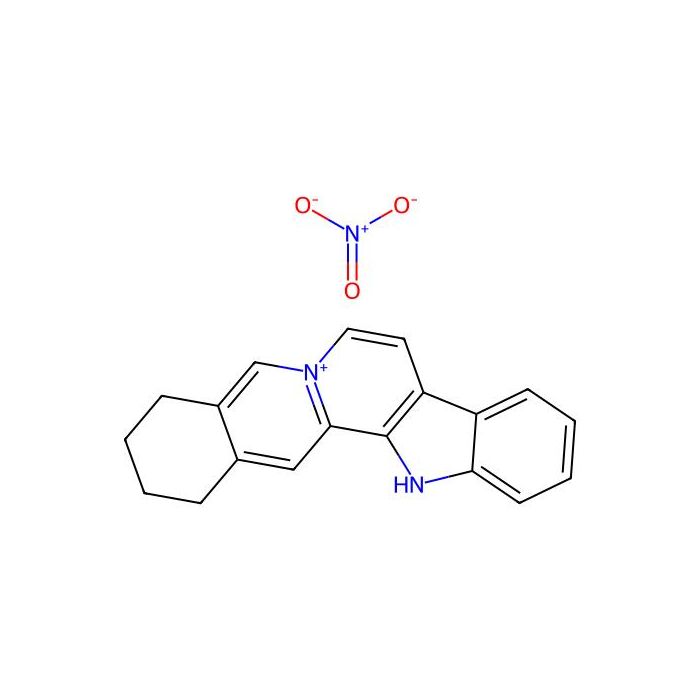 2,3,4,13-Tetrahydro-1H-benz(g)indole(2,3-a)quinolizin-6-ium nitrate