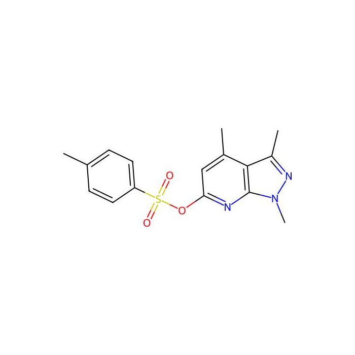 1,3,4-trimethyl-1H-pyrazolo(3,4-b)pyridin-6-yl 4-methylbenzene-1-sulfonate