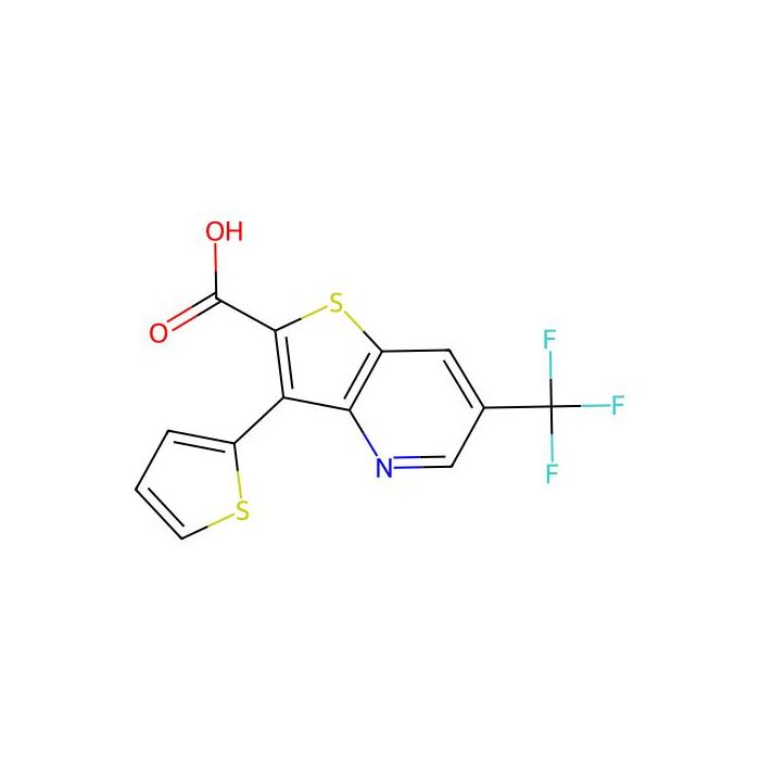3-(2-Thienyl)-6-(trifluoromethyl)thieno[3,2-b]pyridine-2-carboxylic acid
