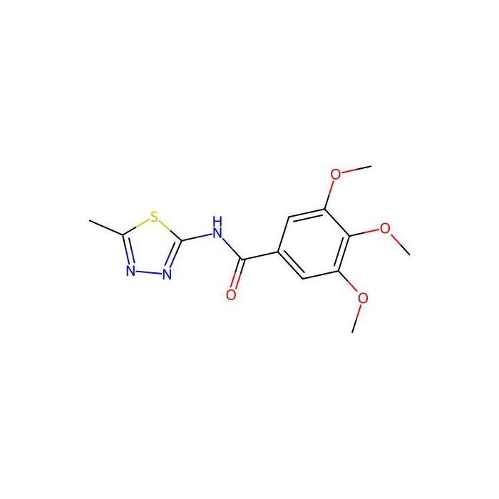 3,4,5-trimethoxy-N-(5-methyl-1,3,4-thiadiazol-2-yl)benzamide