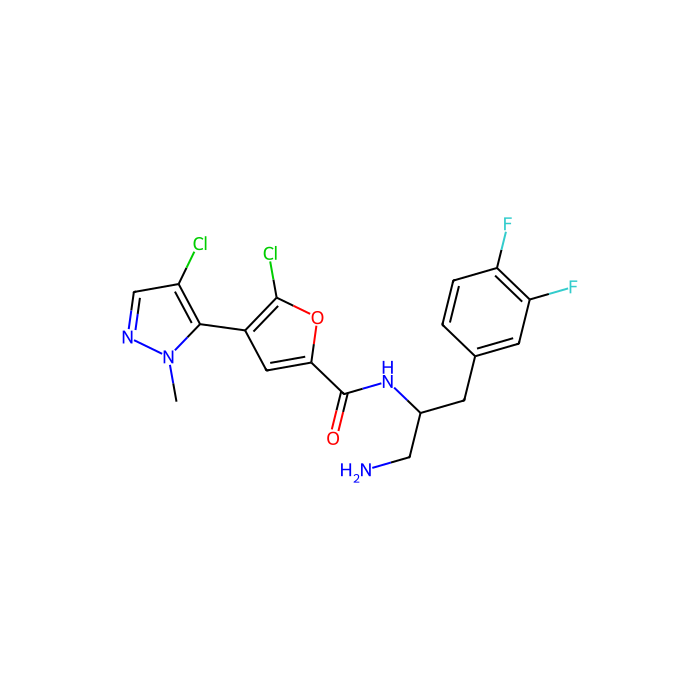 Uprosertib, 丝氨酸/苏氨酸蛋白激酶 AKT 抑制剂