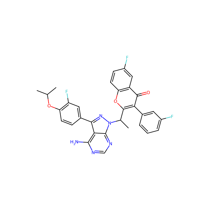 umbralisib (TGR-1202), 酪蛋白激酶 1 epsilon 抑制剂;磷脂酰肌醇-4;5-二磷酸 3-激酶催化亚基 delta 抑制剂