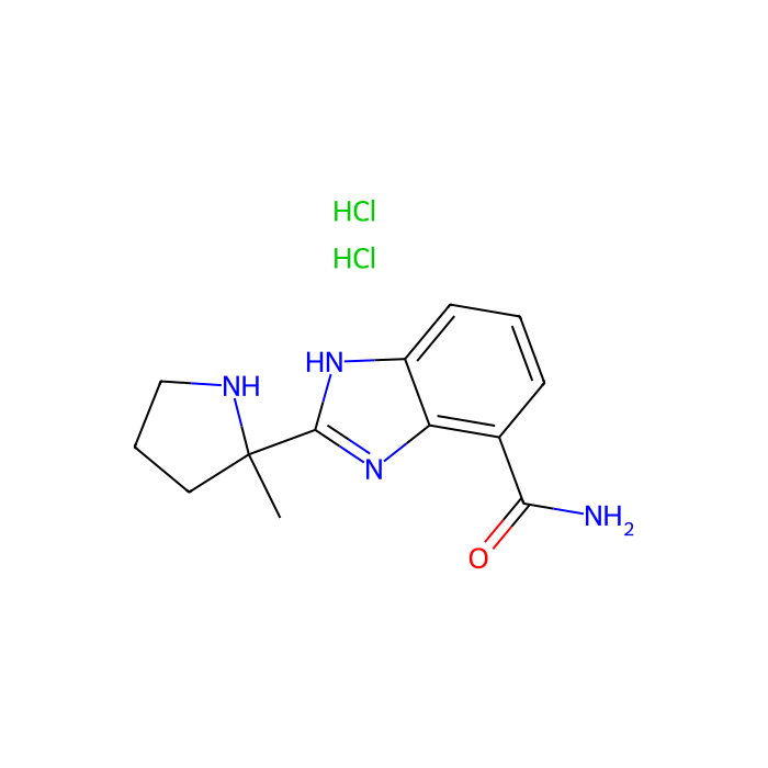 Veliparib dihydrochloride,PARP-1和-2抑制剂