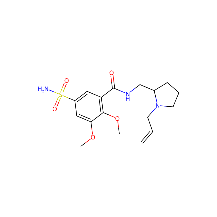 维拉必利, 多巴胺 D2 受体拮抗剂