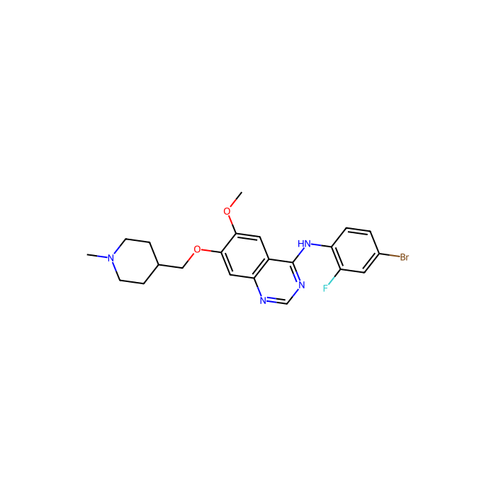 Vandetanib (ZD6474), 表皮生长因子受体抑制剂