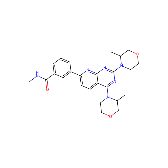 Vistusertib (AZD2014), 丝氨酸/苏氨酸蛋白激酶 mTOR 抑制剂