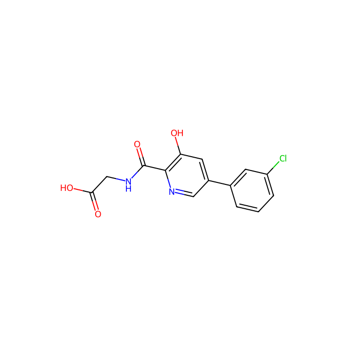 Vadadustat, 低氧诱导因子脯氨酰羟化酶 1 抑制剂